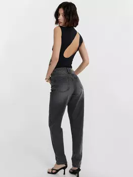 Джинсы женские серые