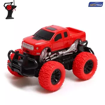 Машинка на пульте управления truck, 1:20, работает от аккумулятора, цвет красный