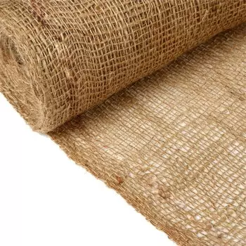 Джут натуральный, 5 1,1 м, плотность 215 г/м, плетение 34/32