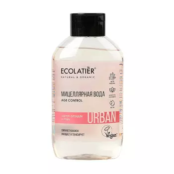 Ecolatier URBAN Мицеллярная вода для снятия макияжа цветок орхидеи & роза , 400мл