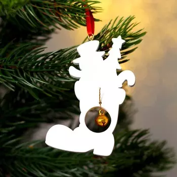 Елочная игрушка с колокольчиком