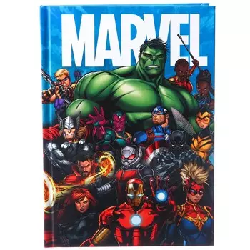 Ежедневник а5, 80 листов marvel,