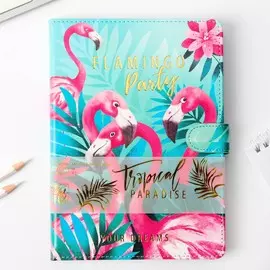 Ежедневник flamingo party, a5, 96 листов, pu