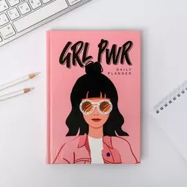 Ежедневник grl pwr no bad days, а5, 160 листов