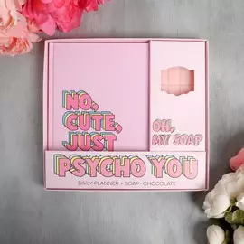 Ежедневник и мыло-шоколад no cute. psycho.