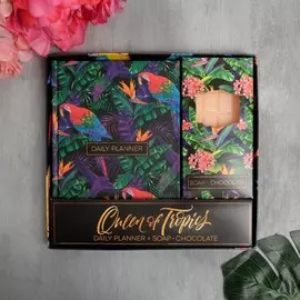 Ежедневник и мыло-шоколад queen of tropics