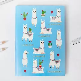 Ежедневник llamazing, 96 л, искусственная кожа