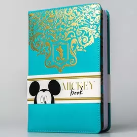 Ежедневник недатированный с тиснением, микки маус, 64 листа, кожзам, а5