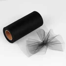 Фатин, 15 см, 23 ± 1 м, 11 ± 1 г/кв.м, цвет черный №21