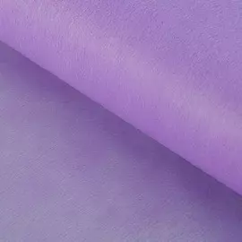 Фетр для упаковок и поделок, однотонный, светло - сиреневый, двусторонний, рулон 1 шт., 50 см 15 м