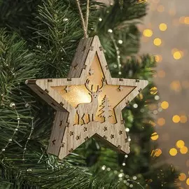 Фигура деревянная звезда