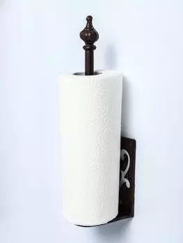 Фигурка чугун, держатель для полотенец бумажных