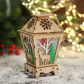 Фигурка новогодняя свет