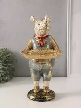 Фигурка- подставка для мелочей полистоун