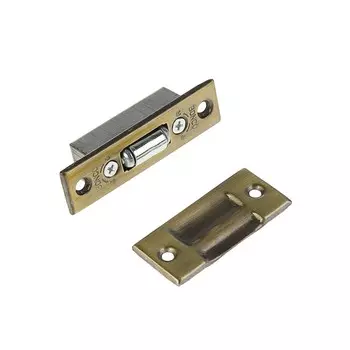 Фиксатор дверной, роликовый, цвет бронза