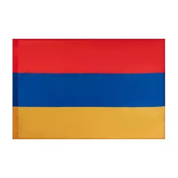 Флаг армения, 90 х 135 см, полиэфирный шелк, без древка