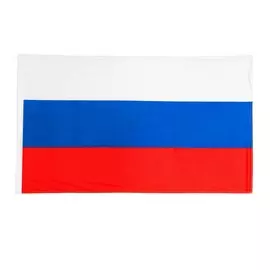 Флаг россии, 90150 см, двусторонний