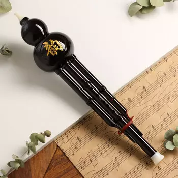 Флейта music life, хулуси, тональность c, черная, 428.75 см