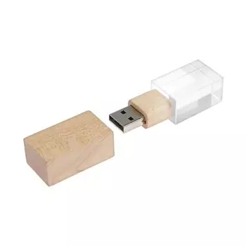 Флешка e 310 wood bl, 32 гб, usb2.0, чт до 25 мб/с, зап до 15 мб/с, кристалл в дереве