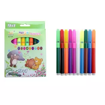 Фломастеры 10 цветов