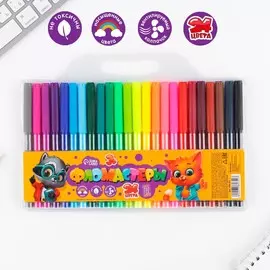 Фломастеры 24 вентилируемые, колпачки, с, европодвесами