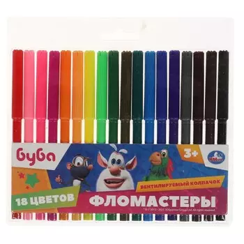 Фломастеры БУБА, Умка FR18-62118-BU