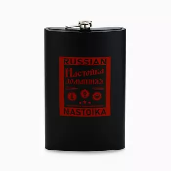 Фляжка xxl russian nastoika, 1920 мл, черная