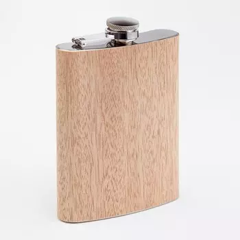 Фляжка для алкоголя мастер к, 240 мл, подарочная, 8 oz, нержавеющая сталь