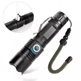 Фонарь аккумуляторный, 10 вт, 3500 мач, p70, usb, zoom, 15.5 х 3.9 х 3.2 см