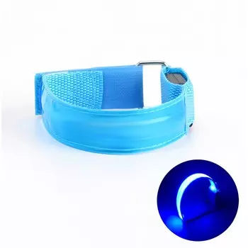 Фонарь для бега, d=33 см, 3 режима, 2хcr2016, до 80 ч работы