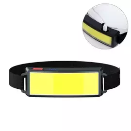 Фонарь налобный аккумуляторный, 5 вт, tm -g14, 1200 мач, cob, usb, 12.5 х 4.7 см