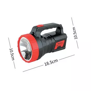 Фонарь прожекторный аккумуляторный, 3 вт, 1200 мач, led, 10.5 х 18.5 см