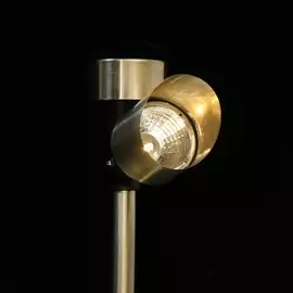 Садовый светильник на солнечной батарее направленный, 13 × 36 × 5.5 см, 1 led, свечение тёплое белое