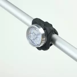 Фонарь велосипедный аккумуляторный, 3 вт, 100 лм, 400 мач, 3 режима