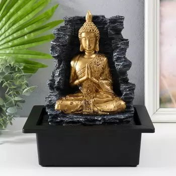 Фонтан настольный от сети, подсветка