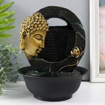 Фонтан настольный от сети, подсветка