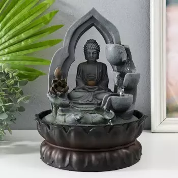 Фонтан настольный от сети, подсветка