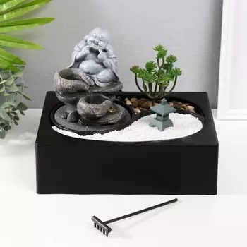 Фонтан настольный, японский сад камней