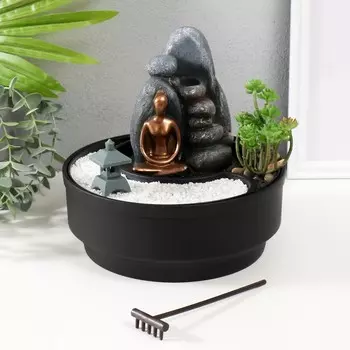 Фонтан настольный, японский сад камней