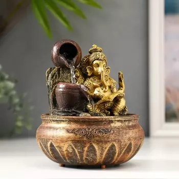 Фонтан настольный с подсветкой