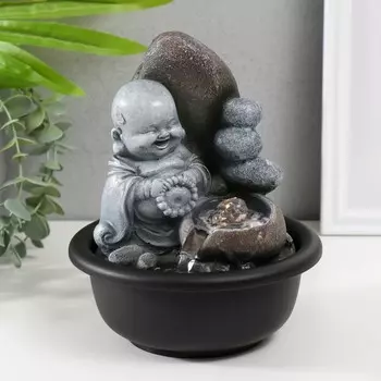 Фонтан настольный от сети, подсветка