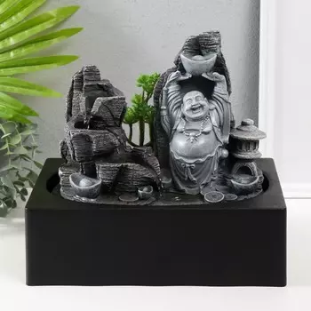 Фонтан настольный с подсветкой