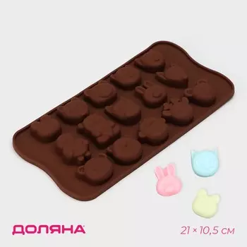 Форма для конфет и шоколада доляна