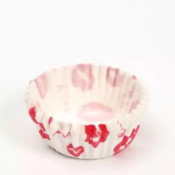 Форма для выпечки капкейков и маффинов, бумажная, круглая