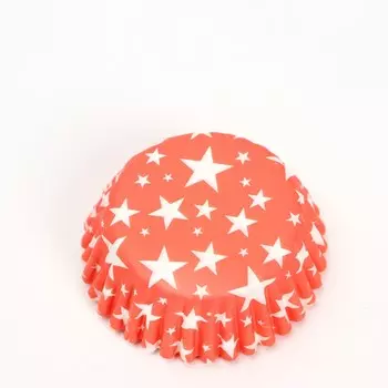 Форма для выпечки капкейков и маффинов, бумажная, круглая