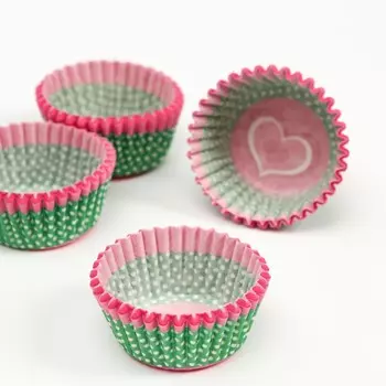Форма для выпечки капкейков и маффинов, бумажная, круглая
