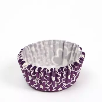 Форма для выпечки капкейков и маффинов, бумажная, круглая