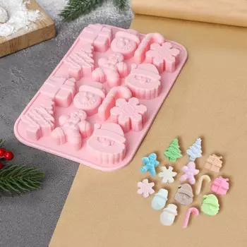 Форма для выпечки новогодняя доляна