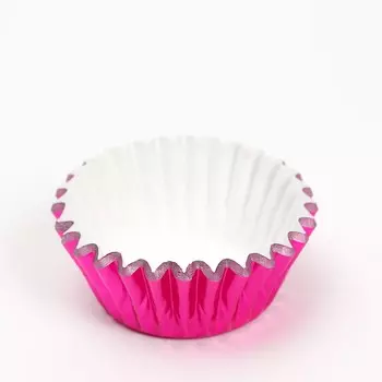 Форма для выпечки капкейков и маффинов, бумажная, круглая, 3.52 см ярко - розовый, набор 300 шт.