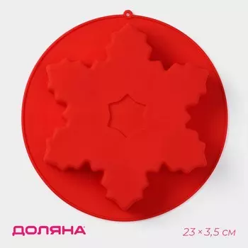 Форма для выпечки новогодняя доляна